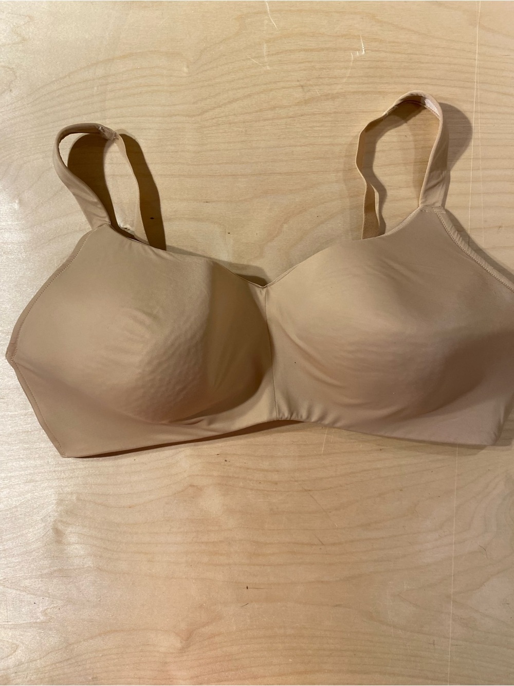 Auden Seamless Nude T-Shirt Bra - Smooth Support 46 DD (SC) No Wire